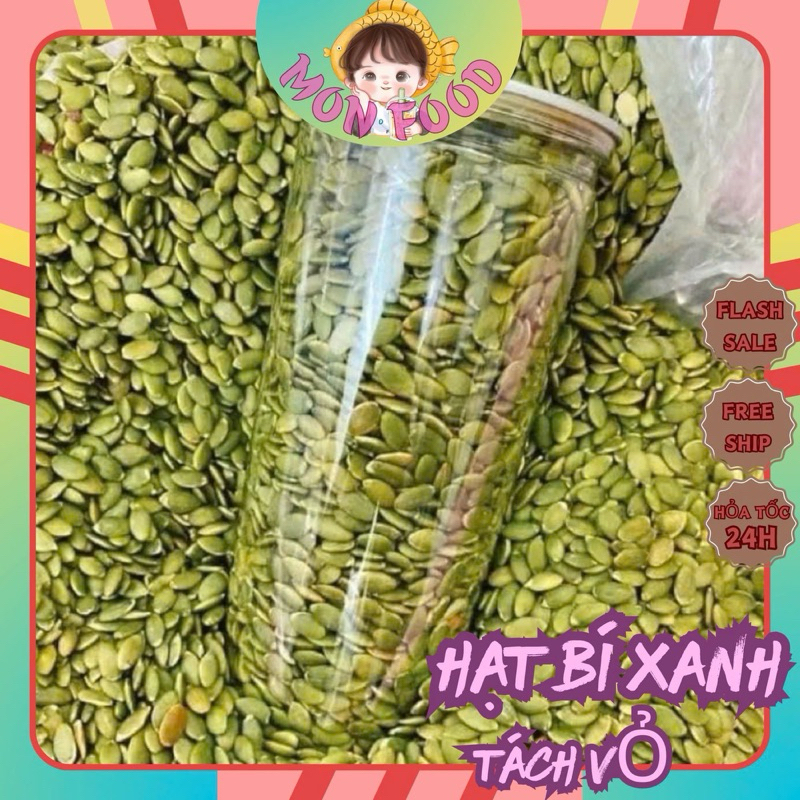 Nhân Hạt Bí Xanh Ấn Độ (500gr)