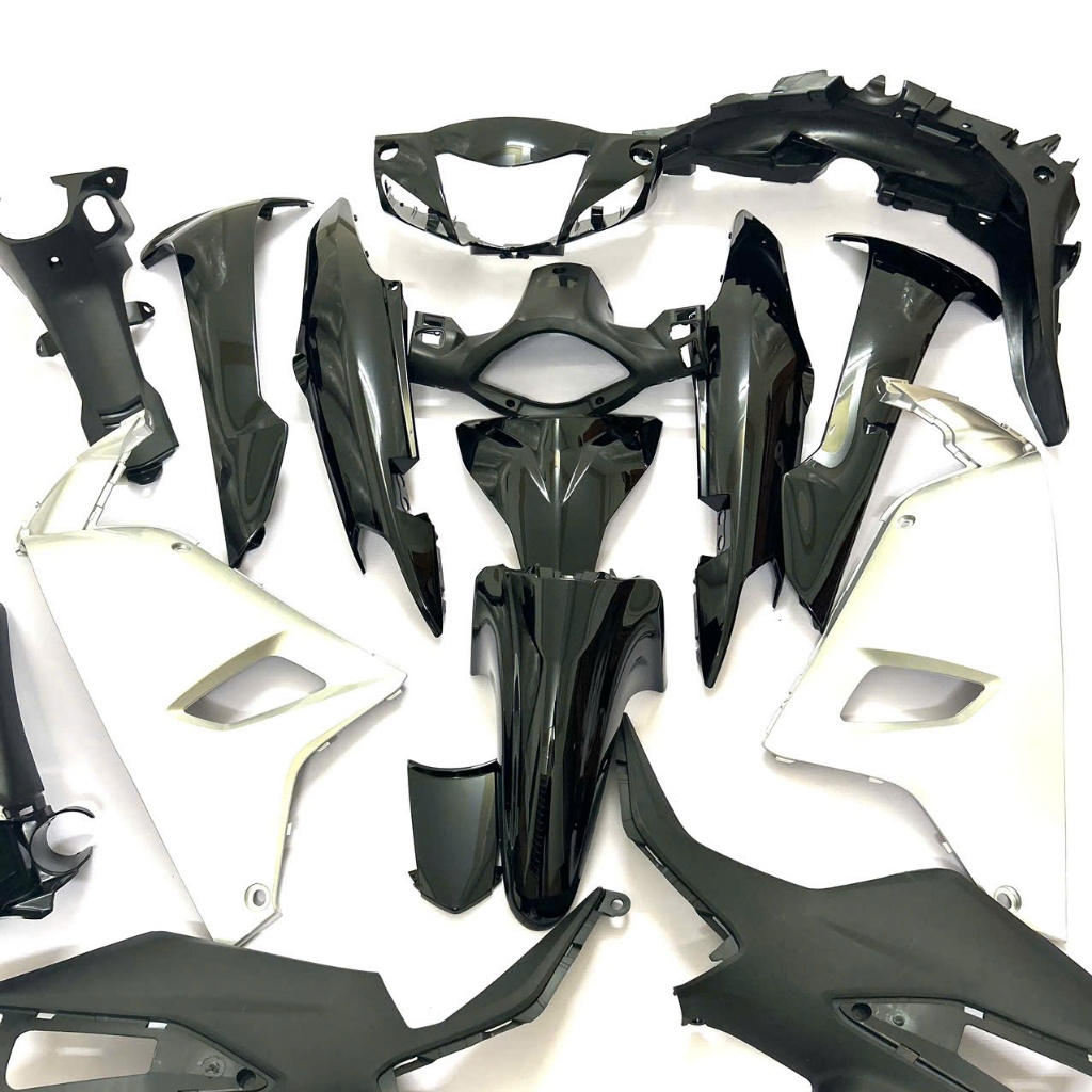 Dàn Áo Wave A 110-Bộ Nhựa Wave A 110 Màu Đen Honda Full Bộ Nhám-Bóng Nguyên Xe Mã SL2