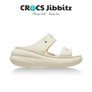  Dép Cross Nữ 2 Quai Đế Cao 7CM - Sục Cross Nữ Đế Cao,Tặng Charm 3D 