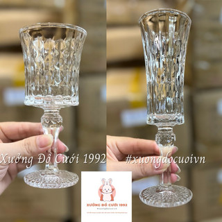  Ly Cocktail Thuỷ Tinh Kim Cương Sang Trọng Trang Trí Bàn Tiệc Sự Kiện Decor Nhà Hàng Khách Sạn 