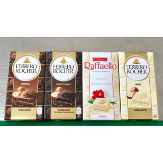Socola Ferrero Rocher thanh 90g (4loại)