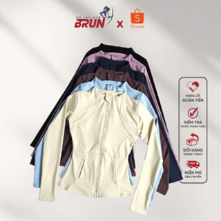 [ÁO KHOÁC] BB Cổ Tròn - Áo Khoác Dài Tay Thể Thao Chất Thun Lạnh Cao Cấp - BRUN