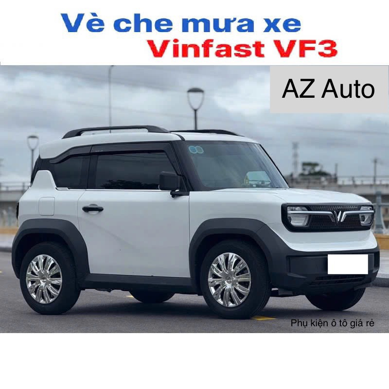Vè che mưa xe Vinfast VF3 nhựa đen ABS