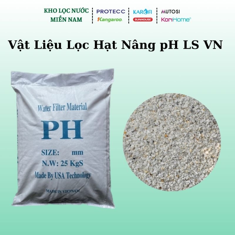 Hạt Nâng pH Việt Nam Chính Hãng - Hạt Nâng pH LS - Tăng pH Nước Lên 1 - 2 pH