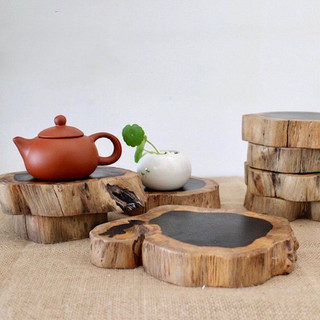  Đế gỗ  đôn gỗ mun để đặt tượng ấm trà  chậu cây  Lư xông trầm  đồ thờ cúng phong thuỷ 