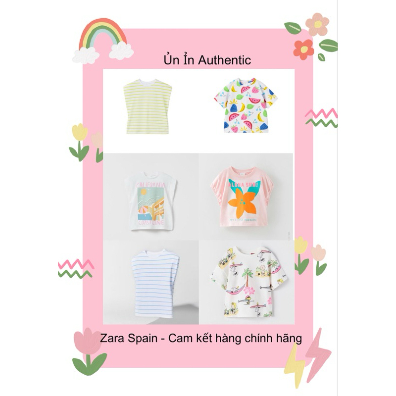 [Auth] Áo thun Zara Spain size 11-12y, 13-14y