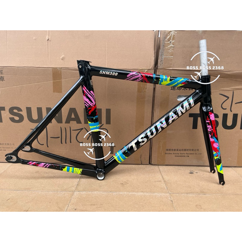 khung Tsunami snm300 chính hãng : Real giá tốt nhất ( tặng chén cổ và khoá yên )