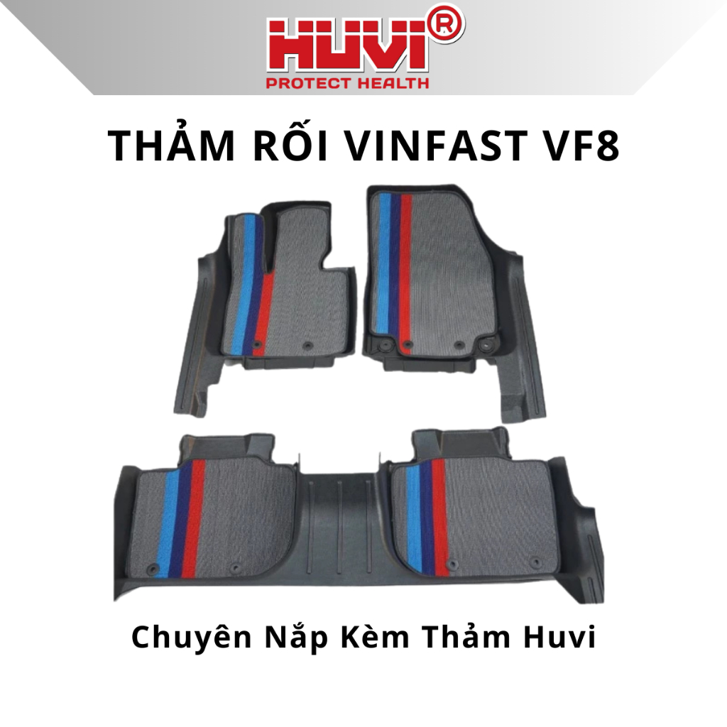 Thảm rối lót sàn xe ô tô Vinfast VF8 - HUVI Việt Nam