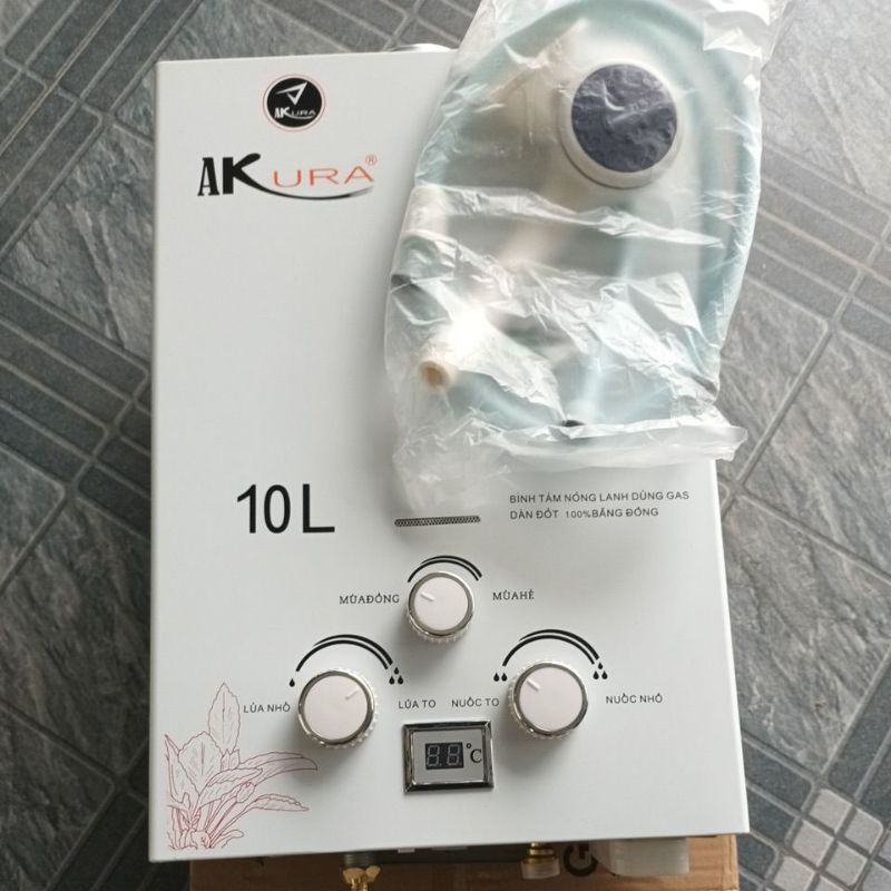 Bình nóng lạnh Gas Akura 10L