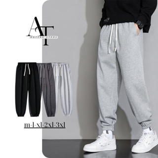 Quần Nỉ Tăm Jogger Nam Nữ Unisex Basic AUTINSSTORE, Quần Thun Tăm Ống Rộng Vải Co Giãn Cạp Chun Bo Gấu JOGGER01