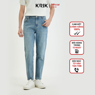 Quần Jean Nam Local Brand KRIK Form Slim Ôm Vừa Vặn Chất Liệu Cotton Mềm Mại  Sắc Nét QJ6154