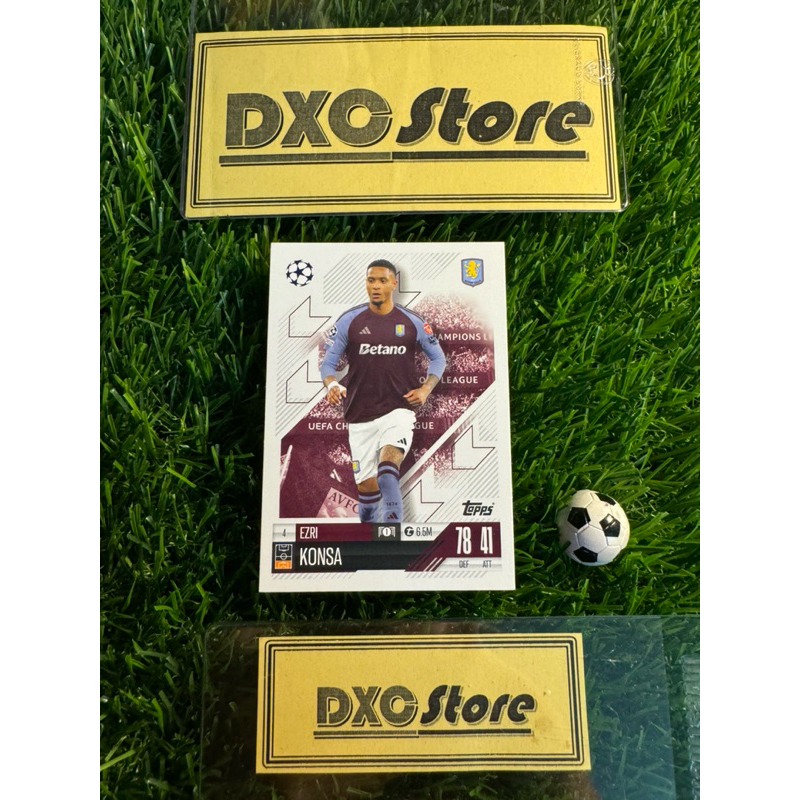[ CHÍNH HÃNG ] - TOPPS MATCH ATTAX 2025 - EZRI KONSA (ASTON VILLA)