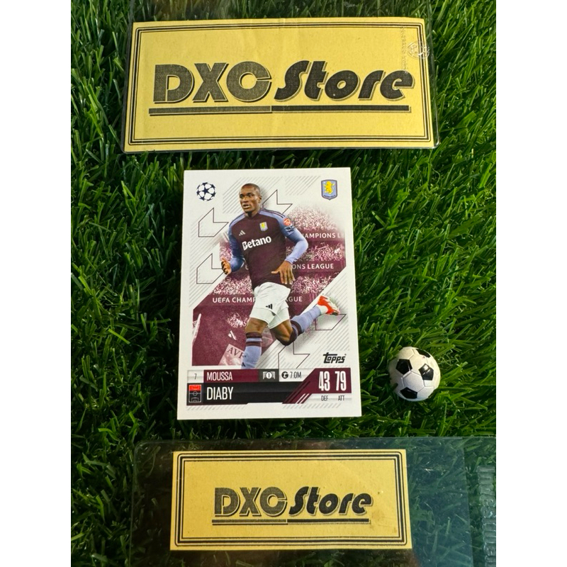 [ CHÍNH HÃNG ] - TOPPS MATCH ATTAX 2025 - MOUSSA DIABY (ASTON VILLA)