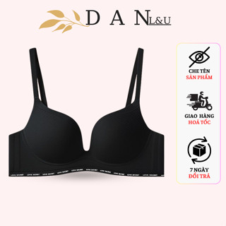 Áo Ngực Đúc Su Non Cúp Ngang Quả Tròn Có Đệm Nâng Ngực DAN L&U 3413