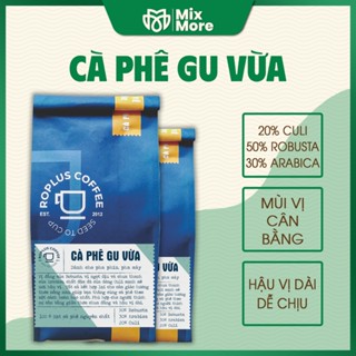 Cà phê Gu Vừa Roplus Coffee nguyên chất rang mộc, pha phin, pha máy hương vị cân bằng Mixmore
