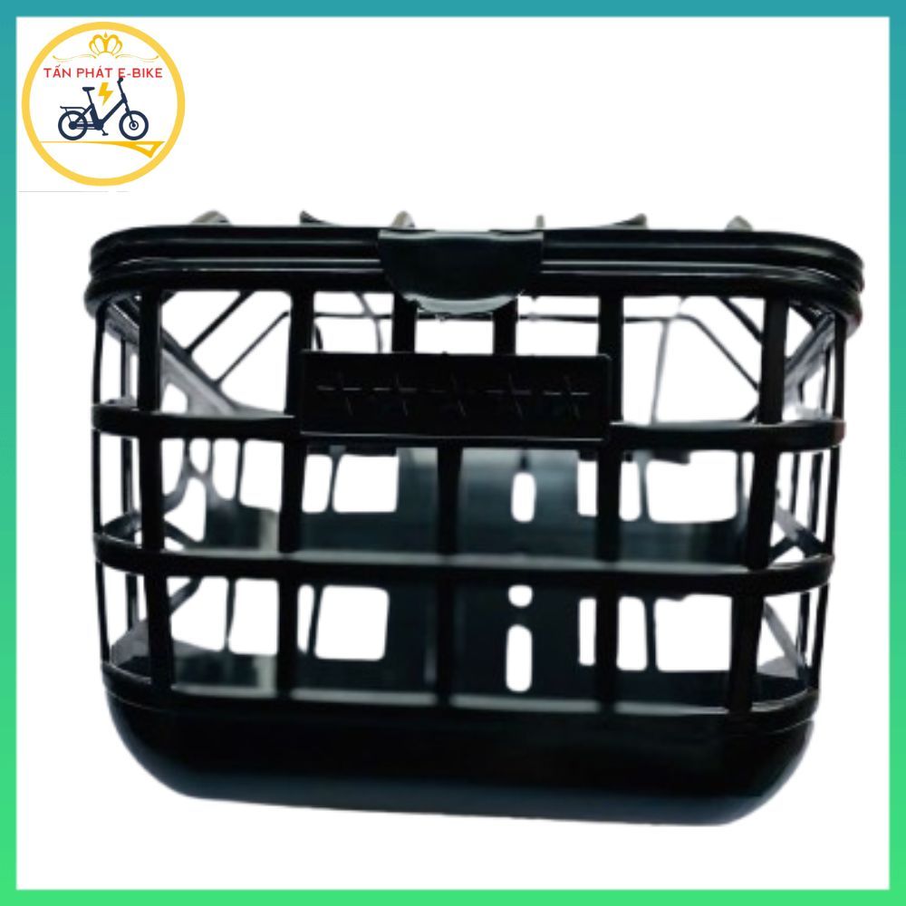 Rổ Nhựa Có Nắp Cho Xe Đạp Điện Asama, Sonsu, HK Bike, DK Bike, BMX...