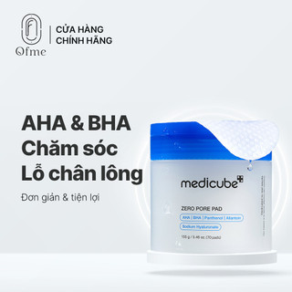   Chính Hãng  Toner pad không lỗ chân lông MEDICUBE ZERO PORE PAD 2.0 