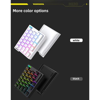 (sẵnn) Bàn Phím Cơ Gaming Rút Gọn Một Tay Rapid Trigger Zouya HE30 - 8K Hz - Switch Nam Châm -SOCD - Hỗ trợ build Silent