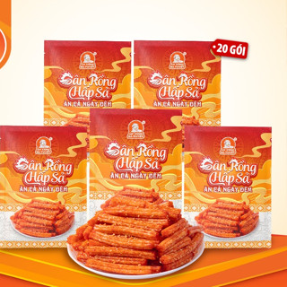 [ tặng 1 hũ bim bim bất kì  ] Combo 20 gói  Snack GÂN RỒNG HẤP SẢ - ĂN CÙNG BÀ TUYẾT