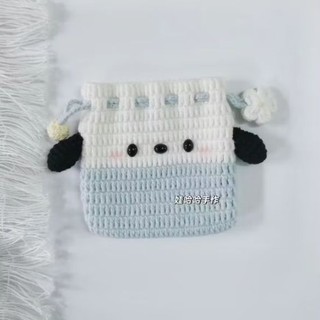 Túi rút handmade thủ công móc len hình nhân vật hoạt hình dễ thương