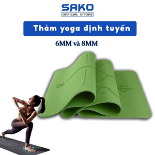 Thảm Tập Yoga, Tập Gym Định Tuyến TPE, Chống Trượt SAKOMALL TOPBODY