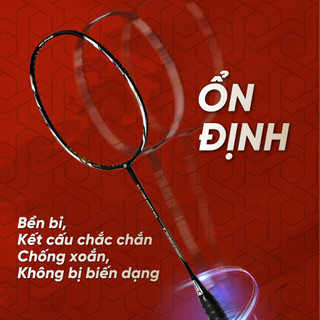 Vợt cầu lông cacbon FITEZY 8-9kg cao cấp trọng lượng 4U độ cân bằng 295mm [FITEZYxKOL]