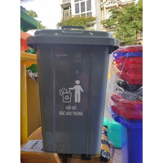 Thùng rác công nghiệp 60 lít  nhiều màu  