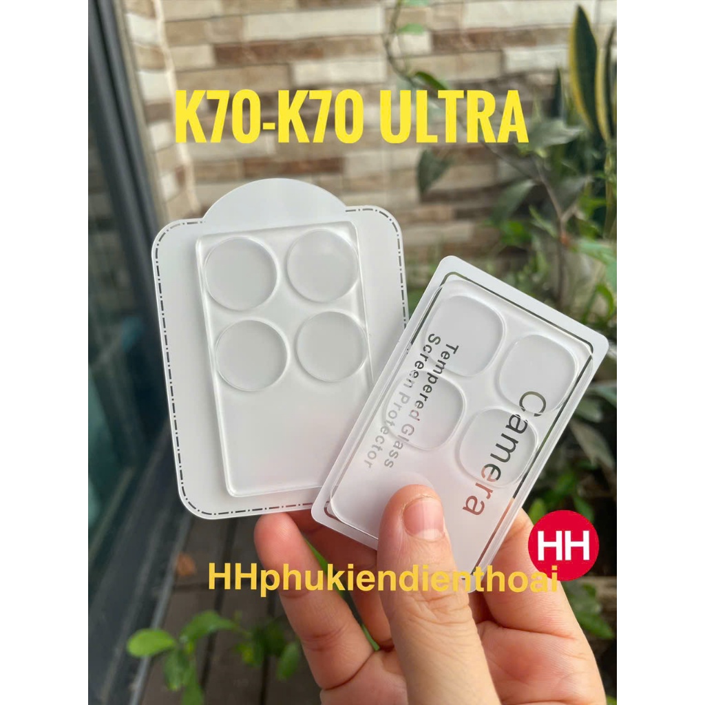 Kính cường lực Camera Xiaomi Redmi K70 , K70 Pro, K70 Ultra trong suốt siêu bảo vệ camera