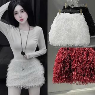 Chân Váy Lông Thiết Kế Dáng Ngắn Chữ A - CV74 Nữ