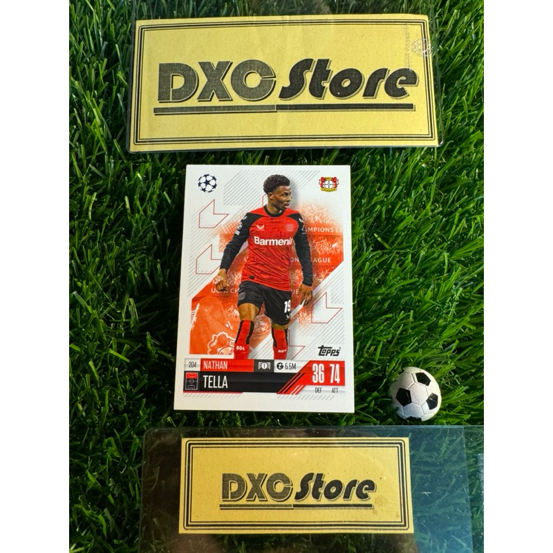 [ CHÍNH HÃNG ] - TOPPS MATCH ATTAX 2025 - NATHAN TELLA (BAYER 04 LEVERKUSEN)