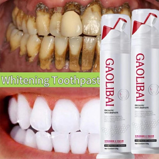 Gel nano bạc GAOLIBAI đánh bật cao răng sạch mảng bám trắng răng cho hơi thở thơm mát, GAOLIBAI chính hãng 120g kem đánh