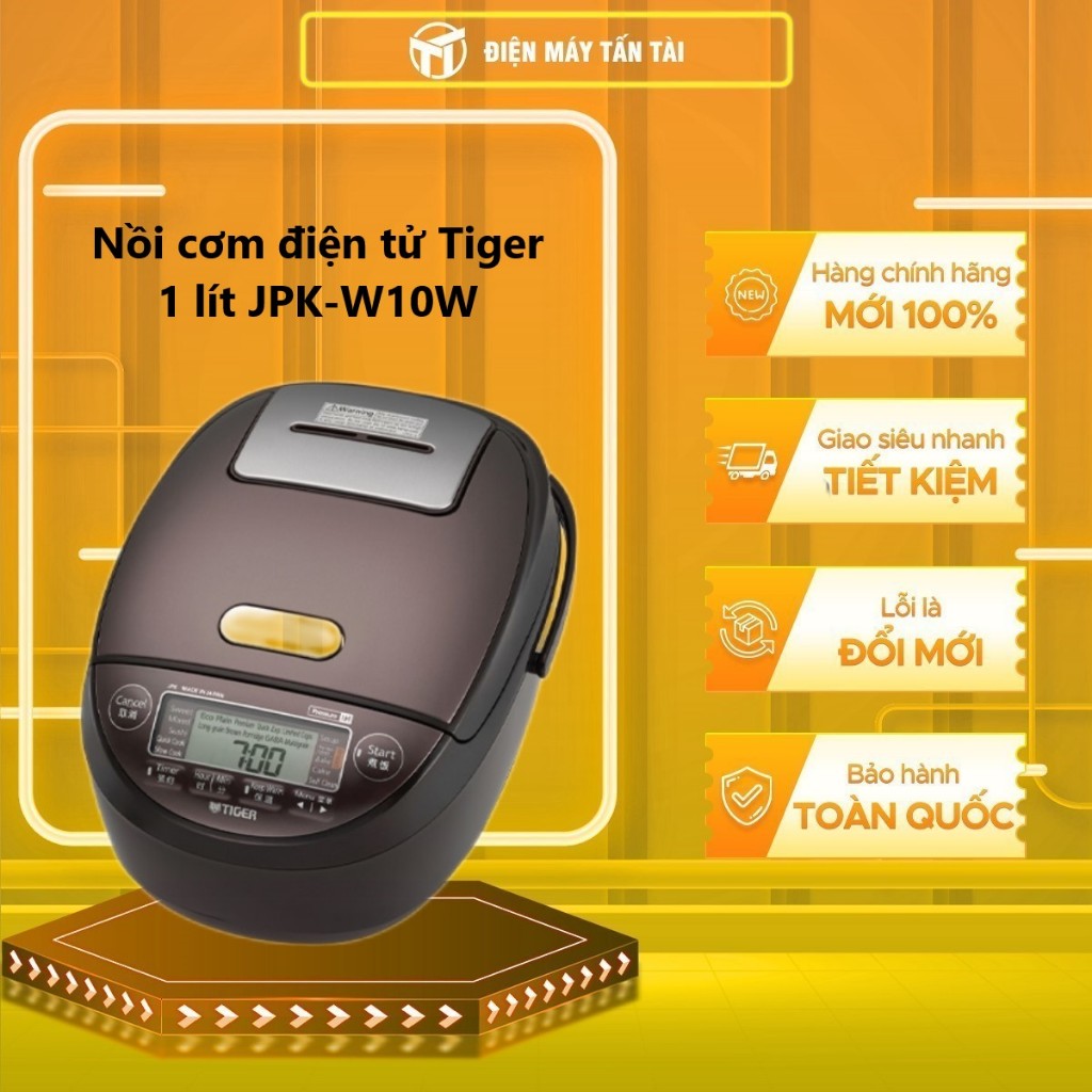 JPK-W10W / JPK-W18W - Nồi Cơm Điện Tử Tiger JPK-W10W 1.0L / JPK-W18W 1.8L - BẢO HÀNH CHÍNH HÃNG