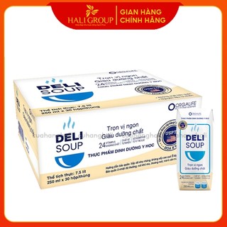 Delisoup, Soup Uống Dinh Dưỡng Công Thức Thay Thế Bữa Ăn, Thùng 30 Hộp