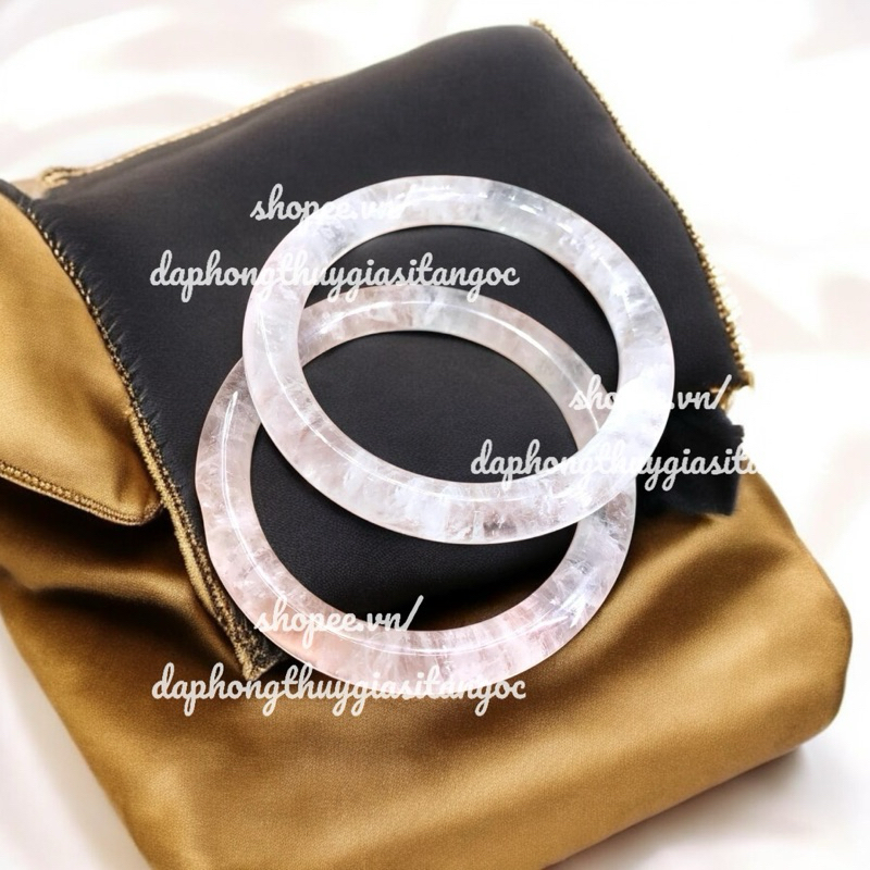 Vòng tay bản đũa t.a trắng chất vân mây siêu vip size 50-57mm