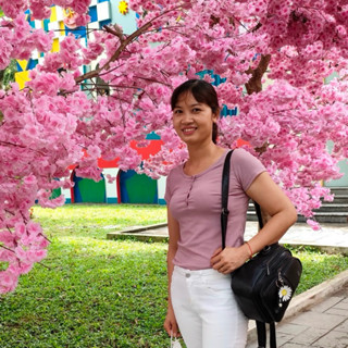 [Bán Buôn] Combo 10 cành hoa Anh Đào chùm bông xù cao cấp dựng cây, cắm bình, decor