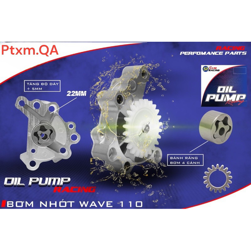 Bơm nhớt wave độ sum