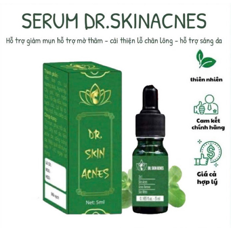 ( cam kết chính hãng ) SERUM MỤN THÂM DR.SKINACNES 5Ml