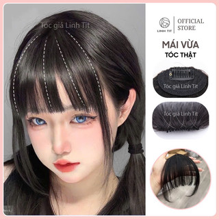 Tóc giả nữ Mái vừa (tóc thật 100%) | Tóc giả Linh Tit
