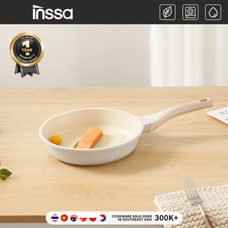 Inssa Chảo Rán Chống Dính Dòng Vanilla Ice Cream Đá Maifan Kích Thước 24cm GUOJ010 - Bảo Hành 1 Năm