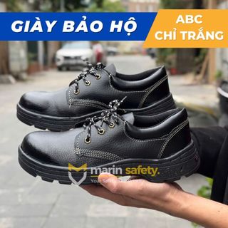 Giày bảo hộ lao động thương hiệu ABC XP giá rẻ cho công nhân, mũi sắt và đế chống đinh