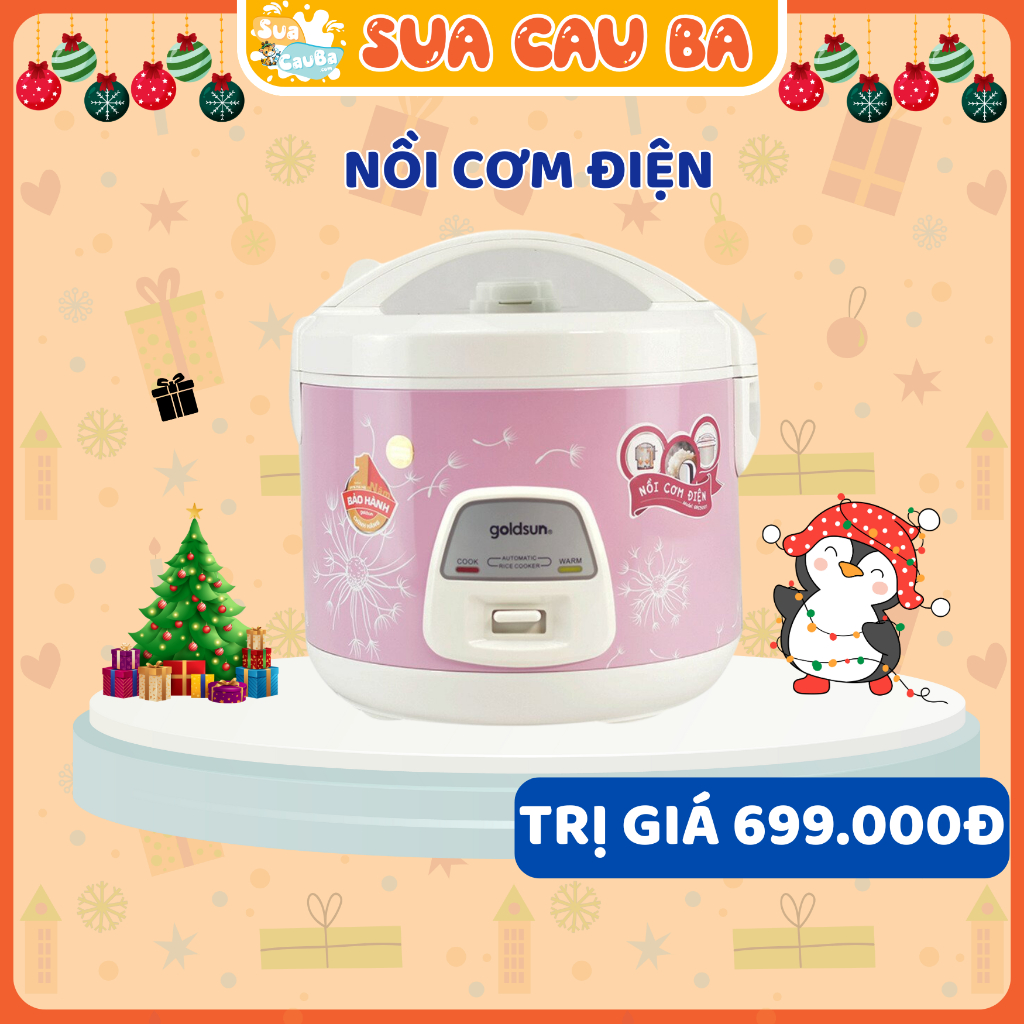 Nồi cơm điện Goldsun 1.8L chống dính
