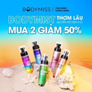 [MUA 2 GIẢM 50%] Bodymist Xịt Thơm Body Unisex Lưu Hương Lâu Đi Học Body Mist Nam Nữ BODYMISS