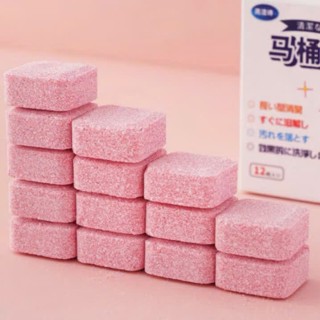Hộp 12 Viên Thả Bồn Cầu DIDOOGLT Khử Mùi Dạng Sủi An Toàn Sạch Sâu Hương Hoa Anh Đào