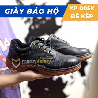 Giày bảo hộ lao động XP đế kếp vàng chống đâm, chống đập chính hãng - Marin Safety