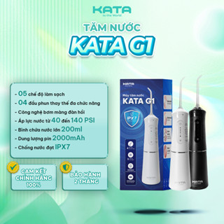  Máy Tăm Nước Cầm Tay KATA G1 Cao Cấp 5 Chế Độ Làm Sạch Công Nghệ Bơm Màng Đàn Hồi Làm Sạch Trắng Răng Hiệu Quả 