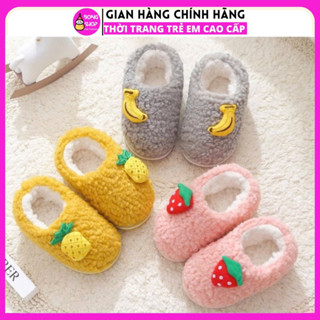 Giày lông cừu cho bé phong cách hàn quốc từ 1-3 tuổi