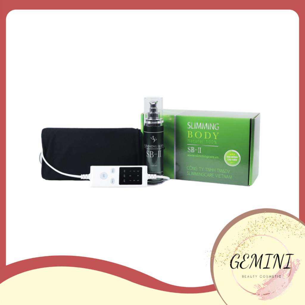 Bộ đai ủ nóng Slimming Body 2 SB2 cải tiến - Đánh bay mỡ thừa ( chính hãng )