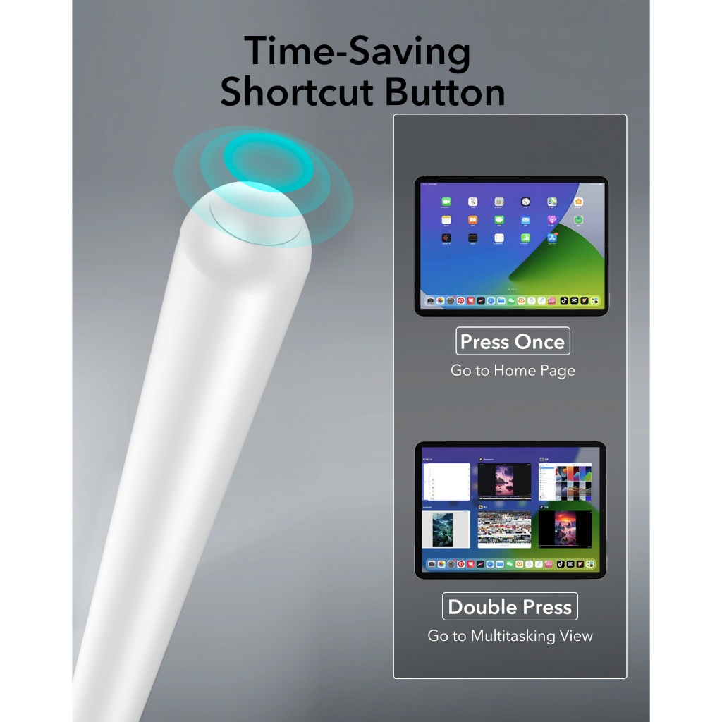 Bút Pencil ESR Digital Pencil Pro dành cho iPad Pro M4/ M2/ M1/ Air 4/5/6/ Ipad Mini 5/6/7/ Ipad Gen 7/8/9/10 | BigBuy360 - bigbuy360.vn