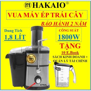 [1800W] Máy ép trái cây nhanh HAKAIO công suất 1800w ép đa năng hoa quả trái cây bảo hành 2 năm giao hàng toàn quốc