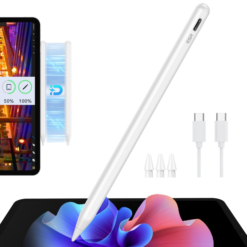 Bút Pencil ESR Digital Pencil Pro dành cho iPad Pro M4/ M2/ M1/ Air 4/5/6/ Ipad Mini 5/6/7/ Ipad Gen 7/8/9/10 | BigBuy360 - bigbuy360.vn